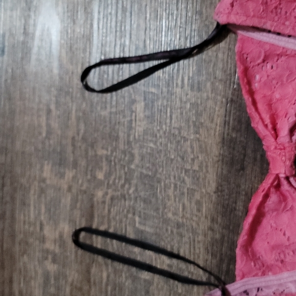 Gently Loved tricolor dress Material Girl small pink Fades to Orange with slip - Picture 6 of 9